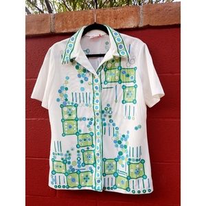 Vintage '60s '70s Geometric Shirt